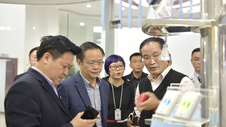 市長劉志仁、農行湖南省分行行長陶偉梁來公司調研